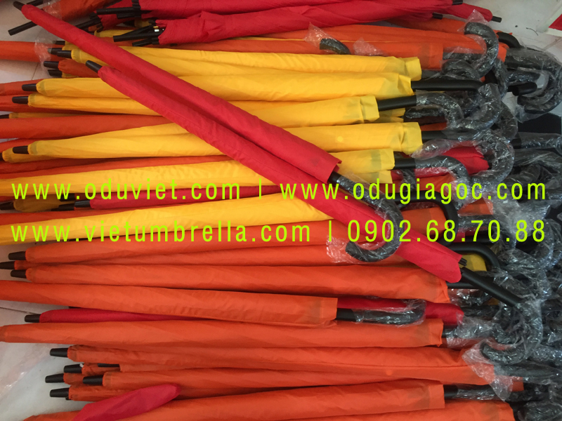 xưởng sản xuất ô dù cầm tay in logo quảng cáo